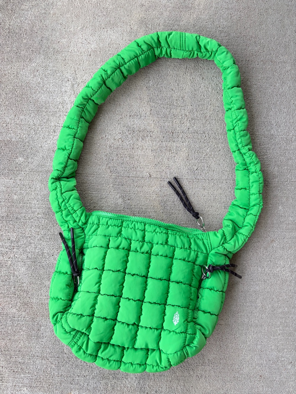 FP Movement green quilted crossbody bag purse NWOT